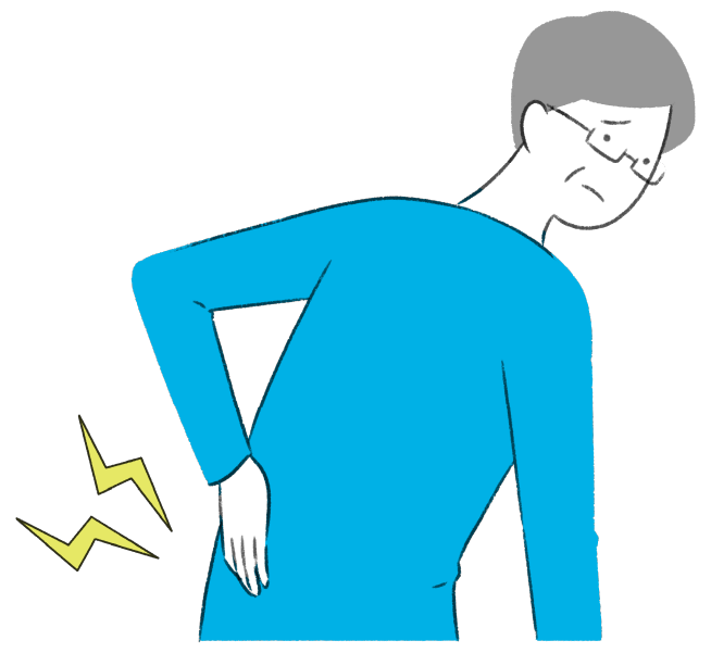 腰痛のイラスト