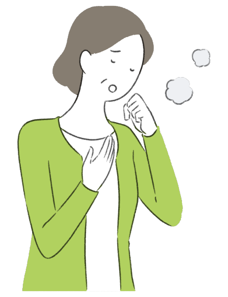 せき・たんのイラスト