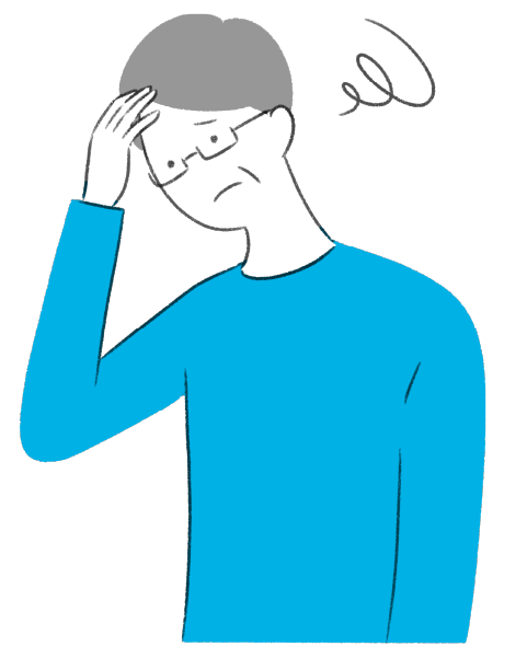 体のだるさのイラスト