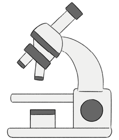 顕微鏡のイラスト